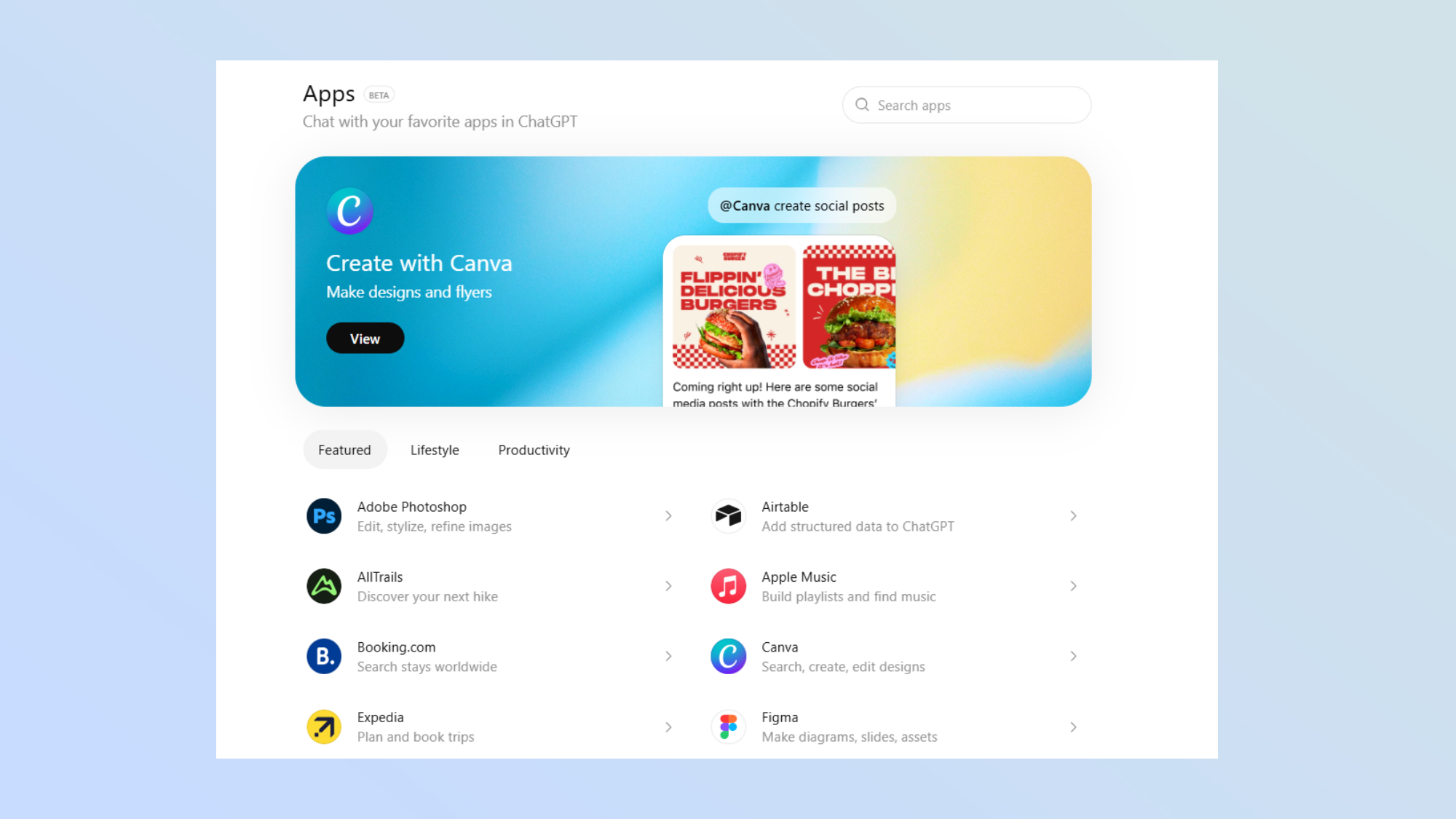 Cửa hàng ứng dụng ChatGPT